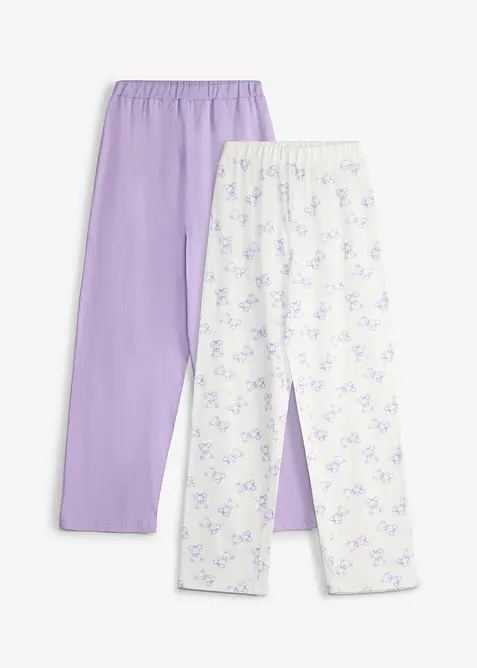 Pyjamahose aus reiner Bio-Baumwolle (2er Pack), bonprix