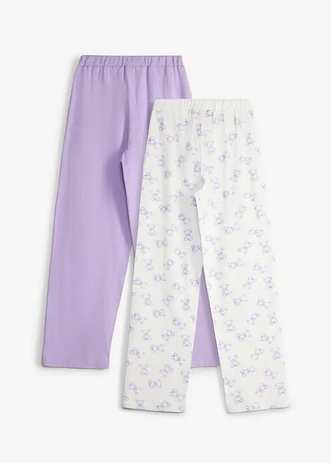 Pyjamahose aus reiner Bio-Baumwolle (2er Pack), bonprix