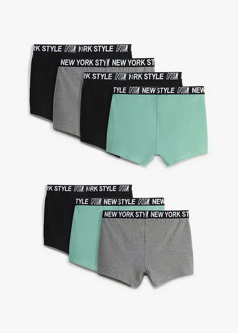 Lot de 7 boxers coton, bonprix