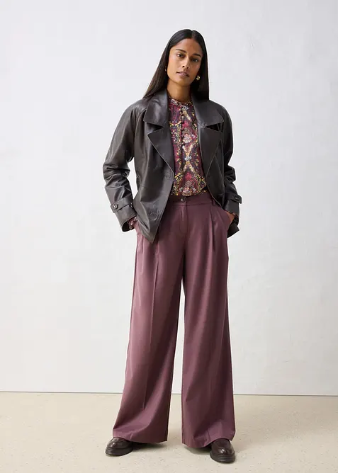 Cabanjacke aus Lammnappa-Leder, bonprix