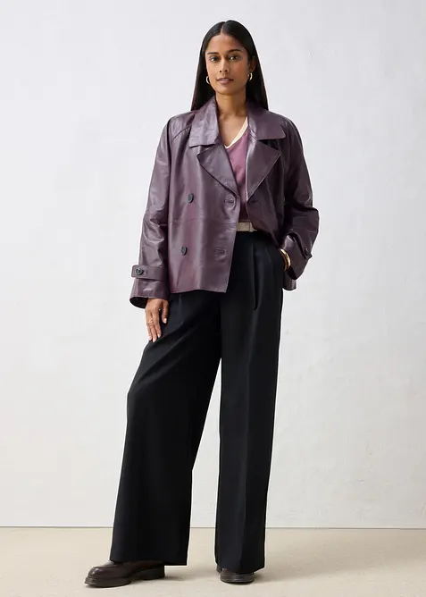 Cabanjacke aus Lammnappa-Leder, bonprix