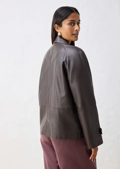 Cabanjacke aus Lammnappa-Leder, bonprix