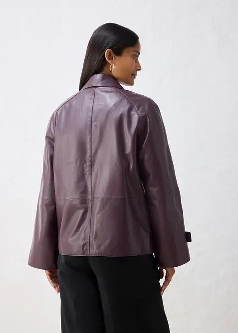 Cabanjacke aus Lammnappa-Leder, bonprix