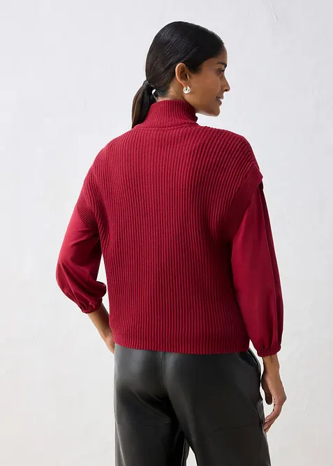 Strick-Weste aus weichem Woll-Mix, bonprix
