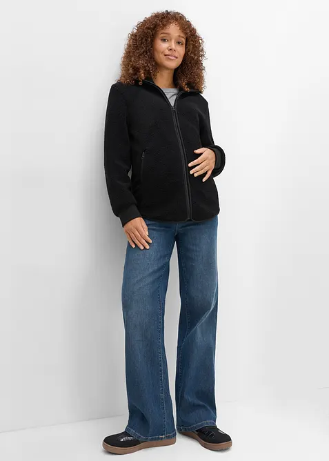 Veste de grossesse et de portage en sherpa douce, bonprix