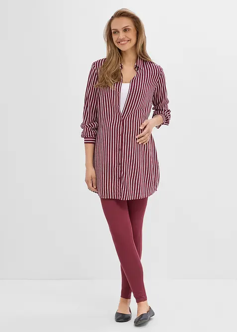 2-in-1 Umstands- und Stillblusenkleid aus flie&szlig;ender Viskose, bonprix