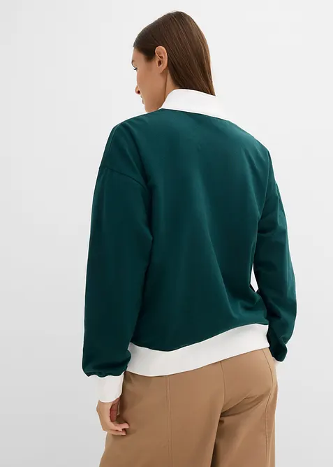 Sweatjacke aus reiner Bio-Baumwolle, bonprix