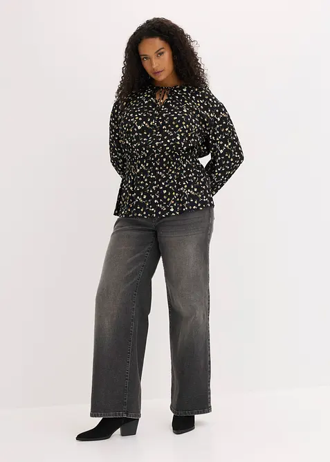 Bluse aus Viskose-Cr&eacute;pe, bonprix