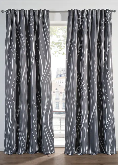 Abdunkelnder Vorhang mit recyceltem Polyester (1er Pack), bonprix