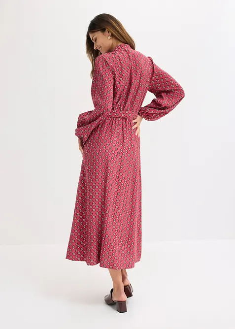 Robe-chemise avec ceinture &agrave; nouer, bonprix