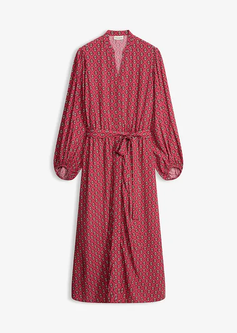 Robe-chemise avec ceinture &agrave; nouer, bonprix