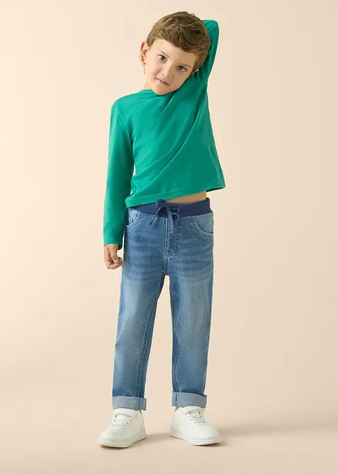 Regular-Fit-Schlupfjeans, Straight (2er Pack), bonprix