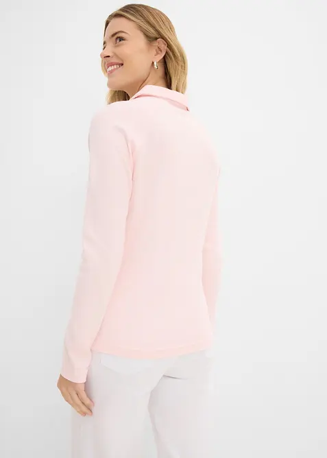 Polo manches longues 100% coton, bonprix