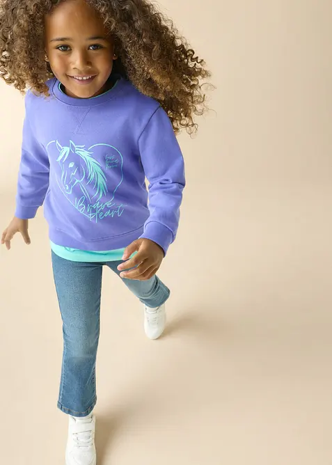 Sweatshirt mit Bio-Baumwolle, bonprix