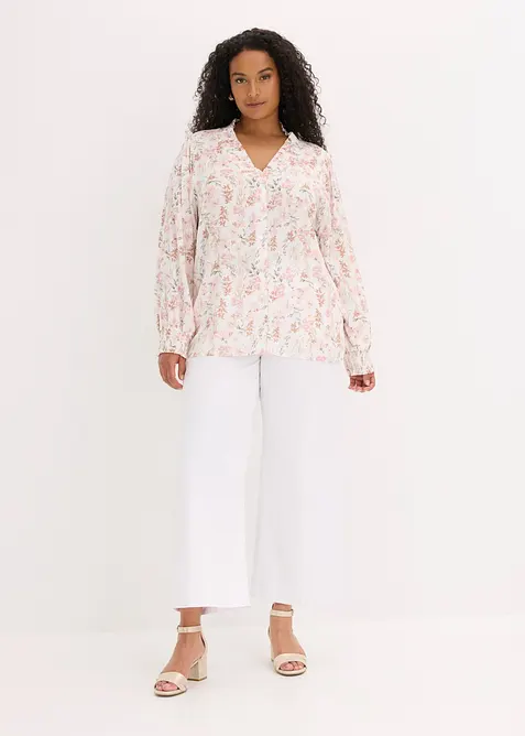 Bluse aus flie&szlig;ender Viskose, bonprix