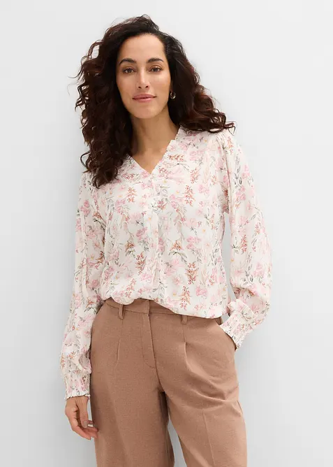 Bluse aus flie&szlig;ender Viskose, bonprix