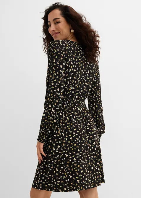 Jerseykleid mit Rundhals, bonprix