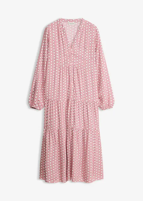 Tunika-Kleid aus flie&szlig;ender Viskose, bonprix