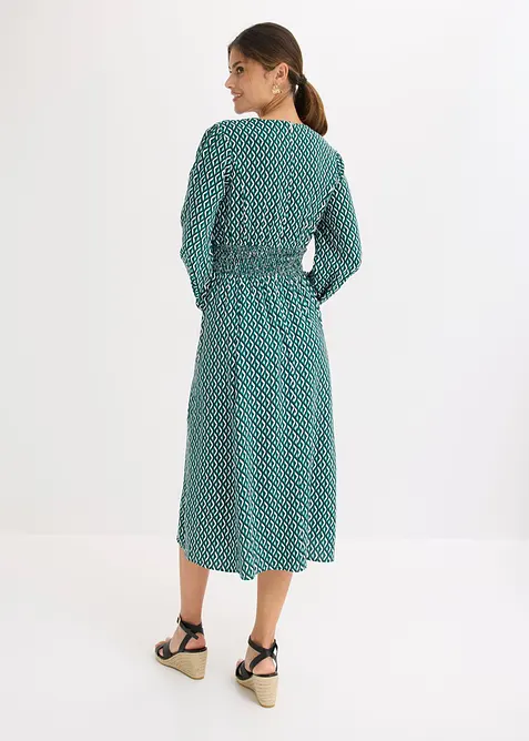 Robe midi en viscose fluide, bonprix