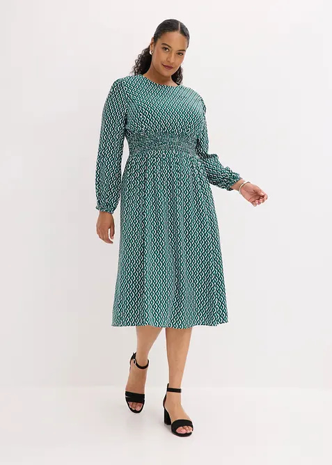 Robe midi en viscose fluide, bonprix