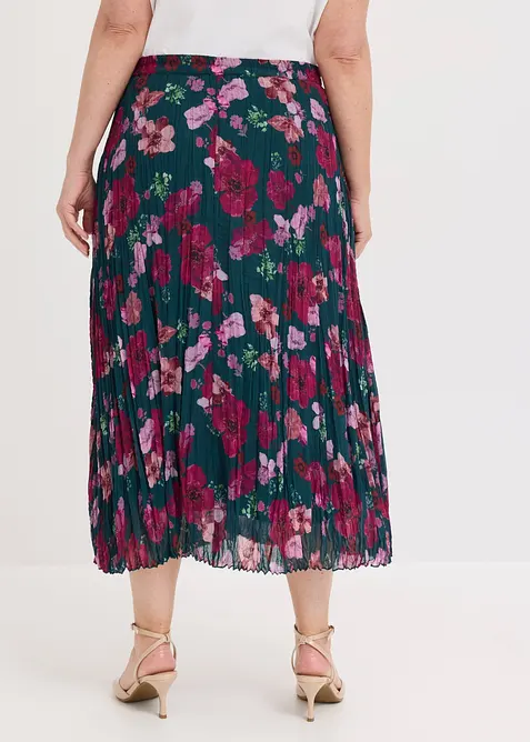 Jupe en tissu froiss&eacute;, bonprix
