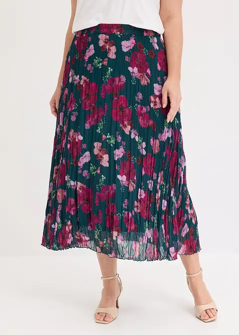Jupe en tissu froiss&eacute;, bonprix