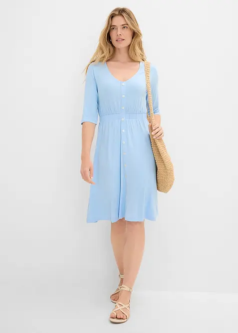 Jerseykleid aus elastischem Viskose-Mix, bonprix