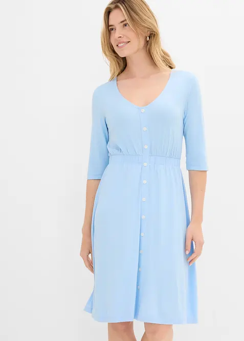 Jerseykleid aus elastischem Viskose-Mix, bonprix