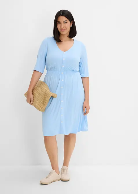 Robe en jersey de viscose extensible, bonprix