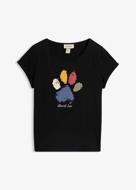 T-Shirt aus reiner Baumwolle, bonprix