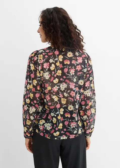 Chiffon-Tunikabluse, bonprix