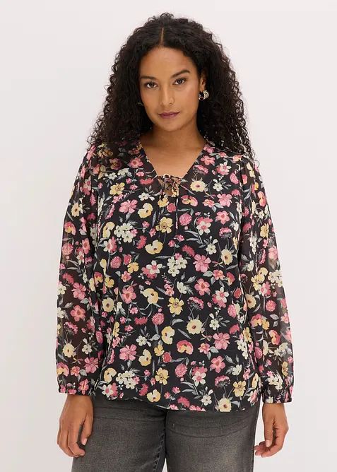 Blouse en mousseline, bonprix