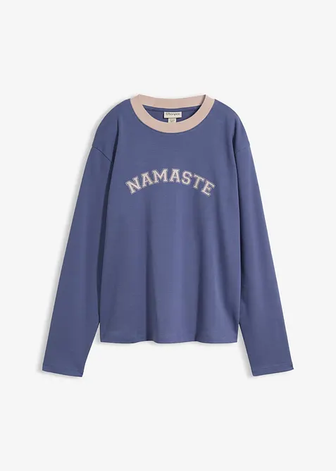 T-shirt manches longues en coton &eacute;pais, bonprix