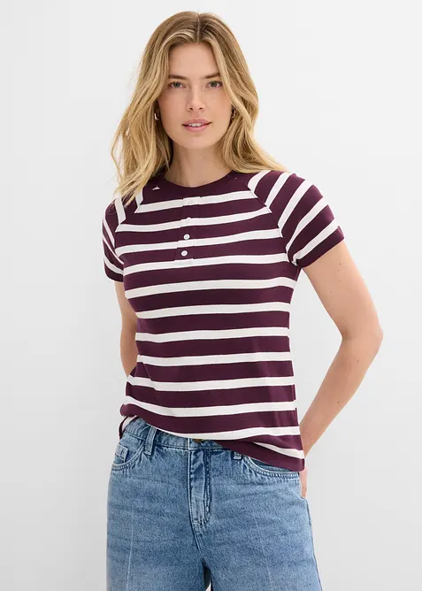 Raglan-Shirt aus reiner Baumwolle (2er Pack), bonprix