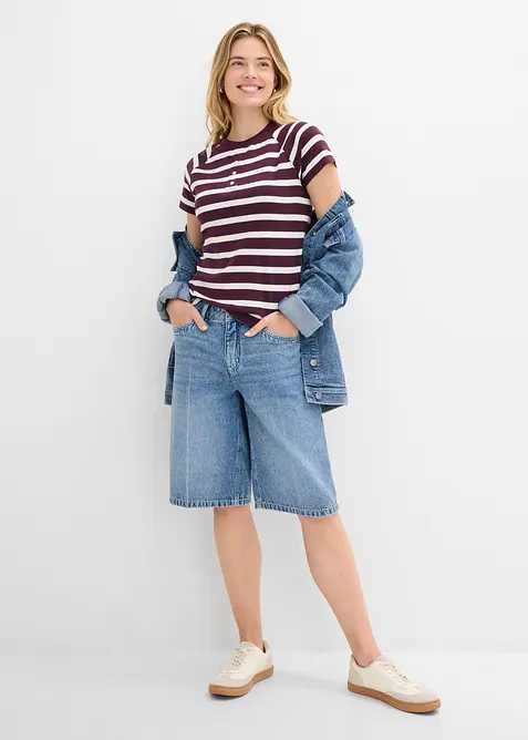 Raglan-Shirt aus reiner Baumwolle (2er Pack), bonprix