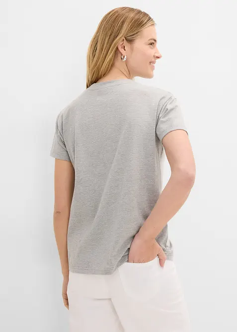 Locker geschnittenes T-Shirt mit Baumwolle, bonprix