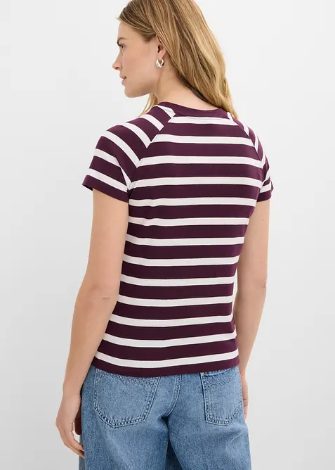 Raglan-Shirt aus reiner Baumwolle (2er Pack), bonprix
