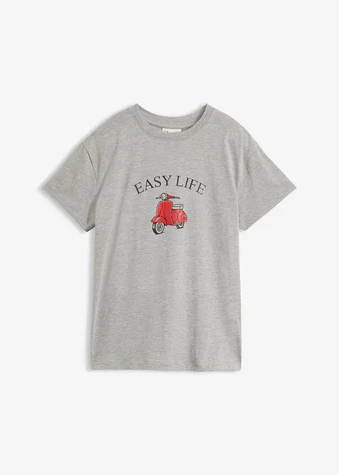 Locker geschnittenes T-Shirt mit Baumwolle, bonprix