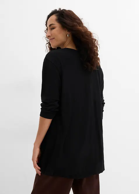 T-shirt long 100% coton, bonprix