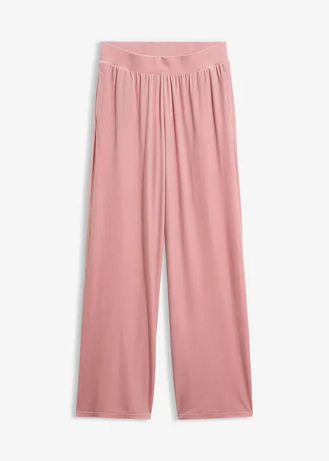 Pantalon en jersey velours, bonprix