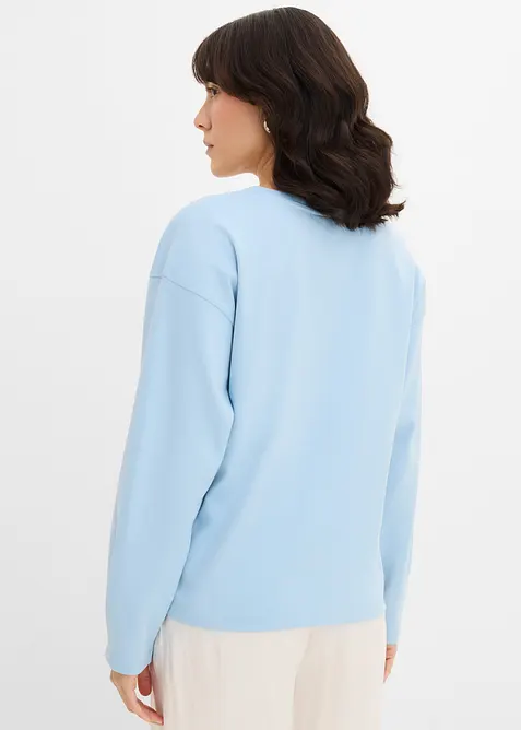 T-shirt manches longues 100% coton, bonprix