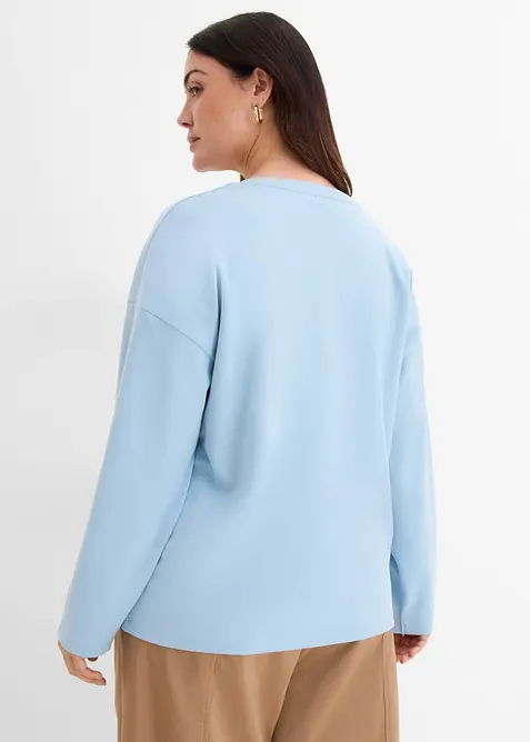 T-shirt manches longues 100% coton, bonprix