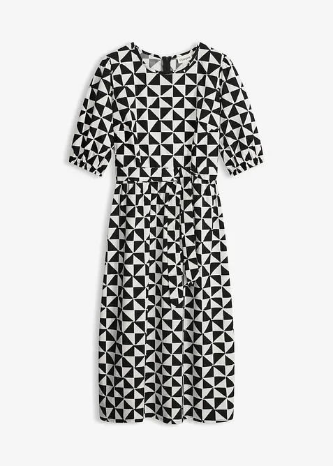 Midikleid aus reiner Baumwolle, bonprix