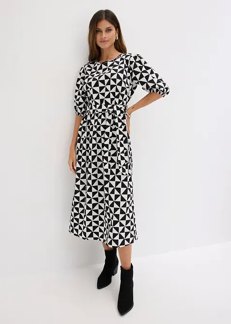 Midikleid aus reiner Baumwolle, bonprix