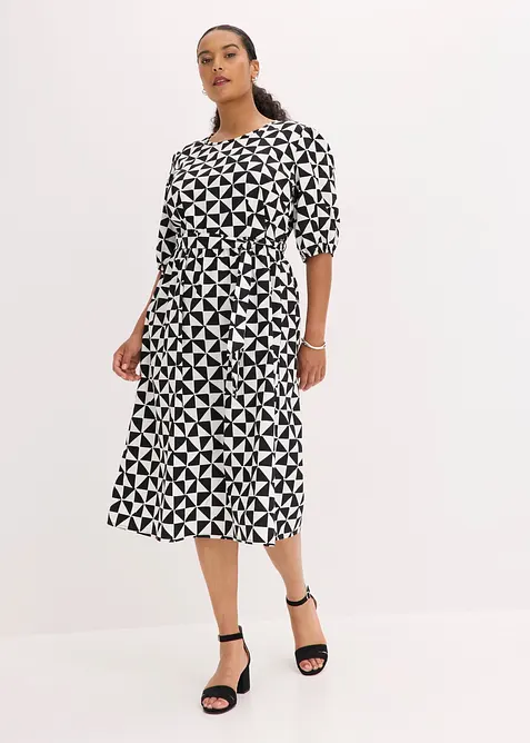 Midikleid aus reiner Baumwolle, bonprix
