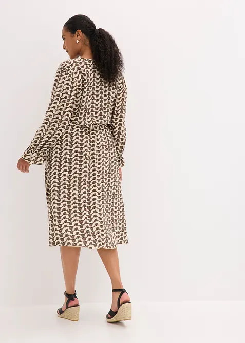 Robe midi en viscose fluide, bonprix