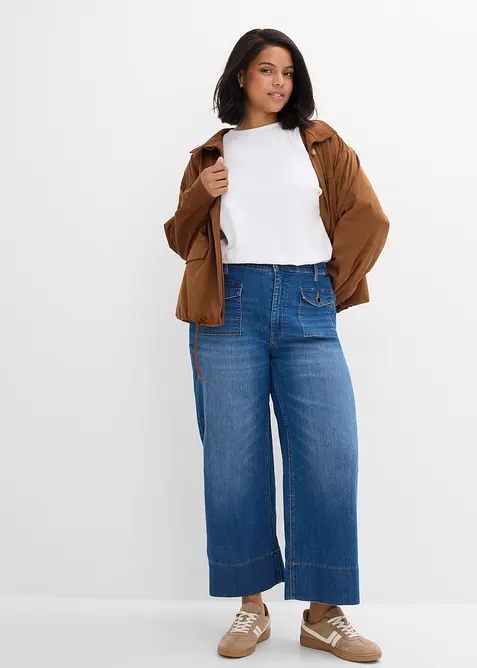 Jean large taille haute, bonprix