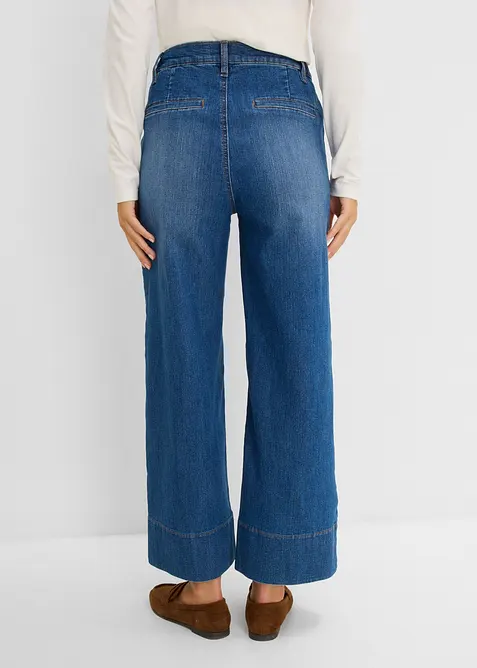 Jean large taille haute, bonprix