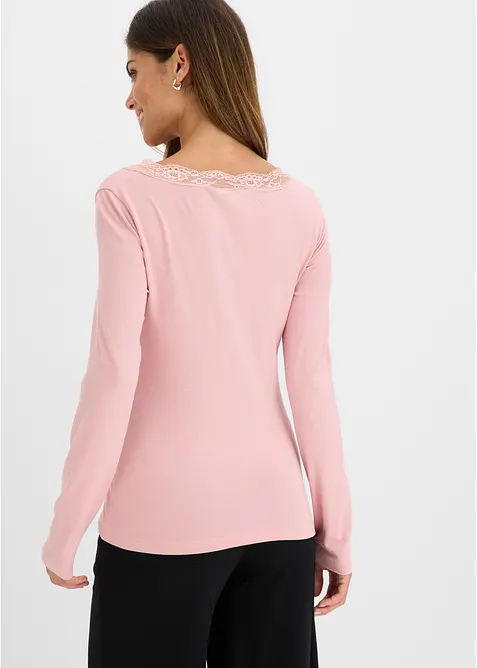 Langarmshirt aus softer Viskose, bonprix