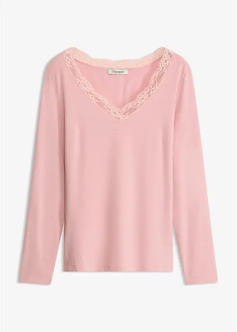 Langarmshirt aus softer Viskose, bonprix